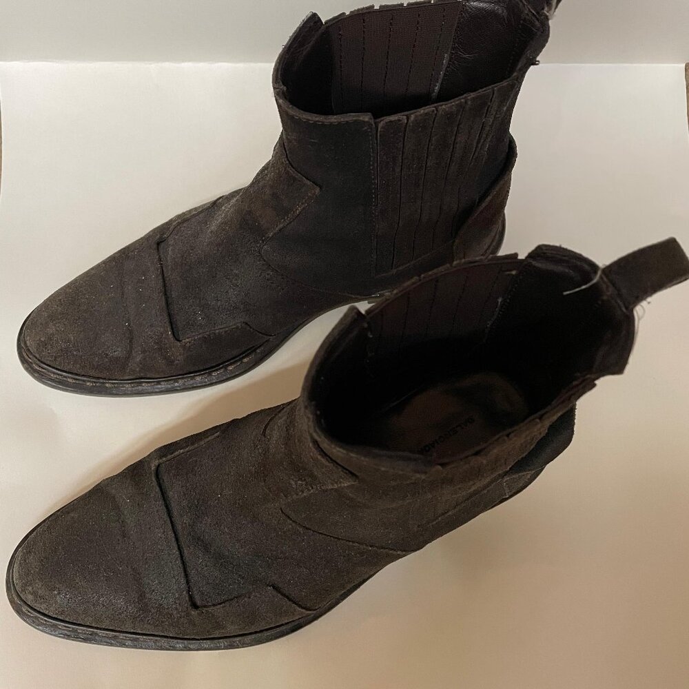 BALENCIAGA - Vintage Black Leather Chelsea Boots sz 40 US 9 - Picture 3 of 10